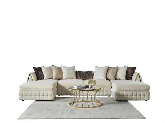 Sicilya Off White Sectional by New Era Innovations at Eve Furniture