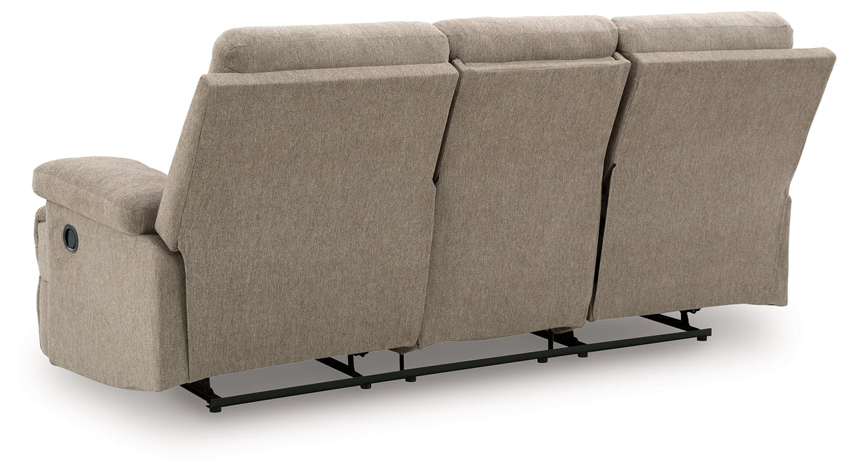 Side-Swipe Mocha Reclining Living Room Set by Ashley at Eve Furniture