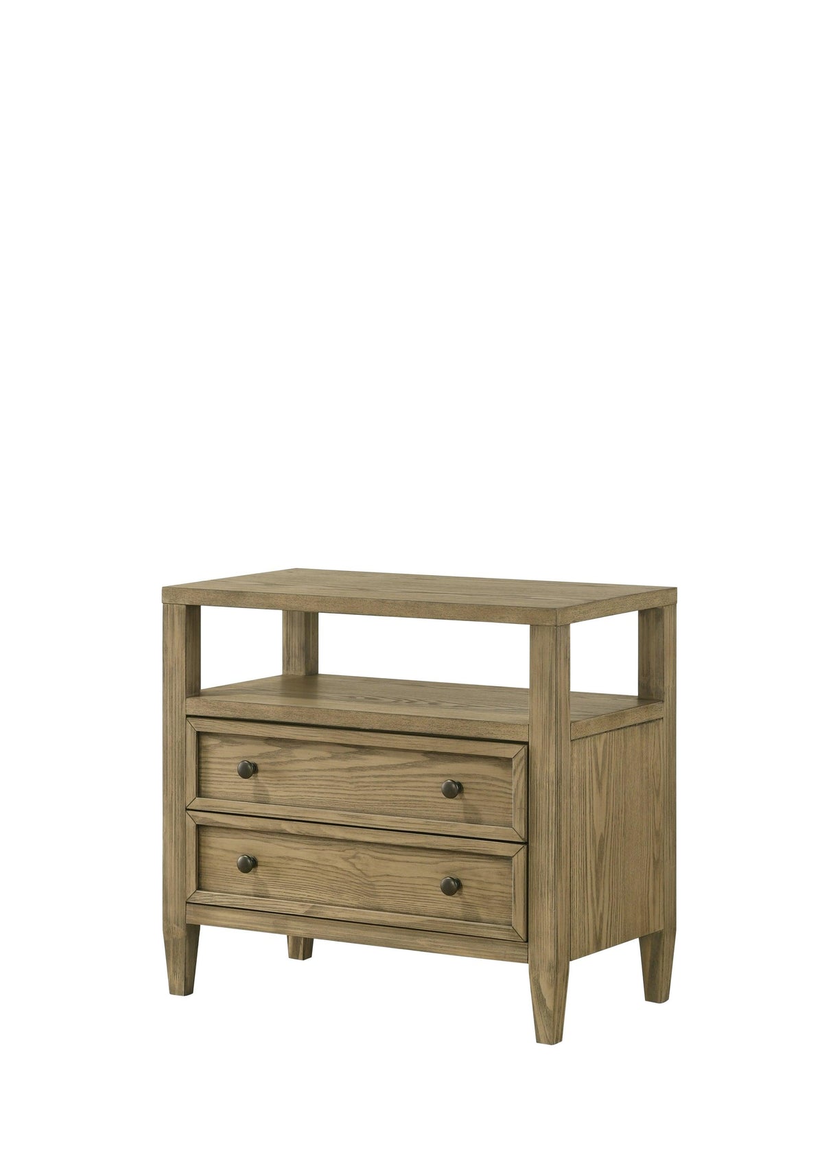 Sienna Rustic Natural Canopy Platform Bedroom Set by Crown Mark at Eve Furniture