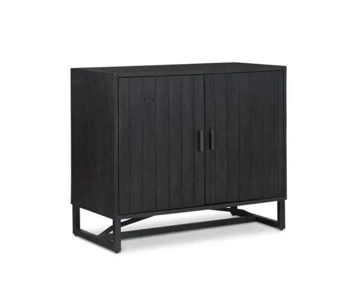 Sierra 2 Door Cabinet Black by Moe's Home at Eve Furniture
