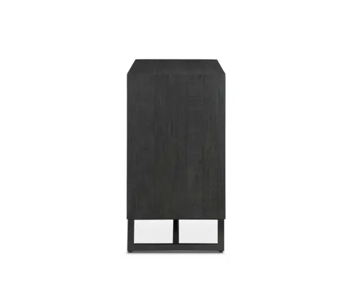 Sierra 2 Door Cabinet Black by Moe's Home at Eve Furniture