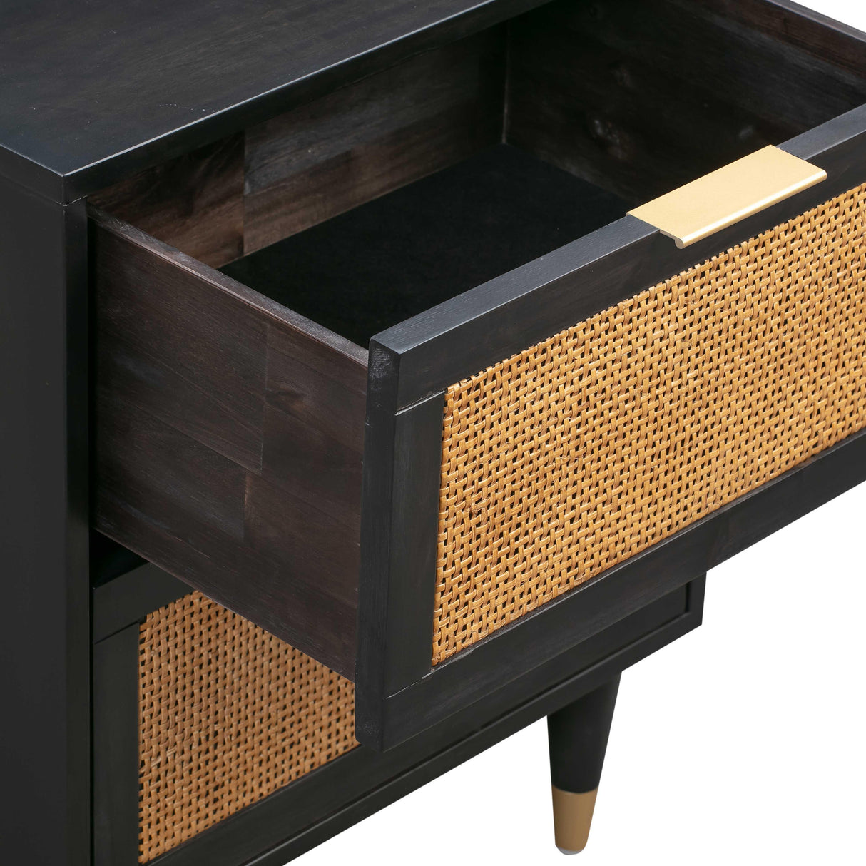 Sierra Cane Nightstand by TOV Furniture at Eve Furniture