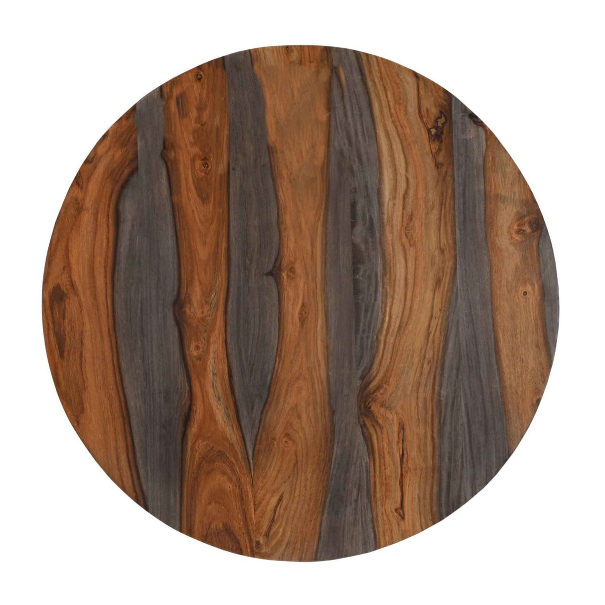 Sierraville 28" Round Coffee Table with Storage in Capri Sheesham by Home Trends & Design at Eve Furniture