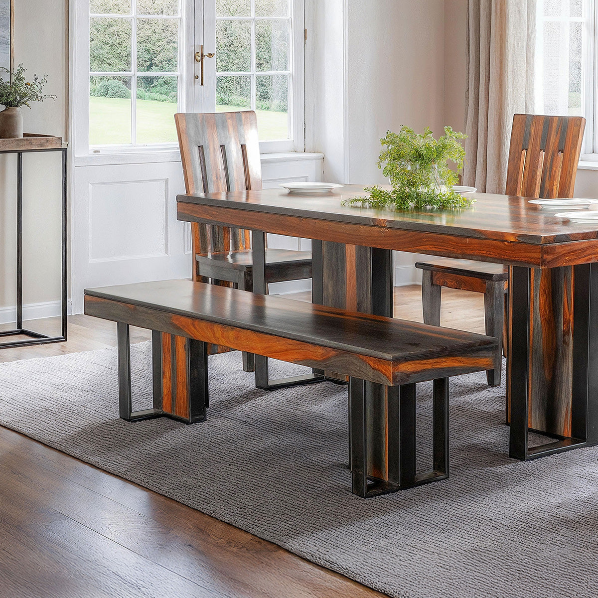 Sierraville 80" Dining Table in Capri Sheesham by Home Trends & Design at Eve Furniture