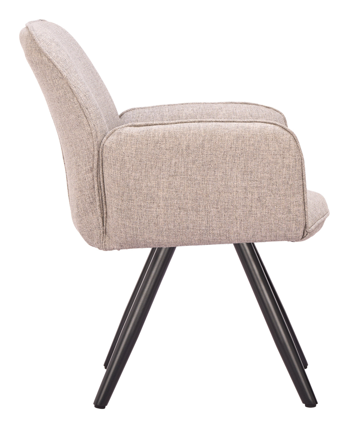 Sieve Beige Outdoor Swivel Dining Chair (Set of 2) by Zuomod at Eve Furniture
