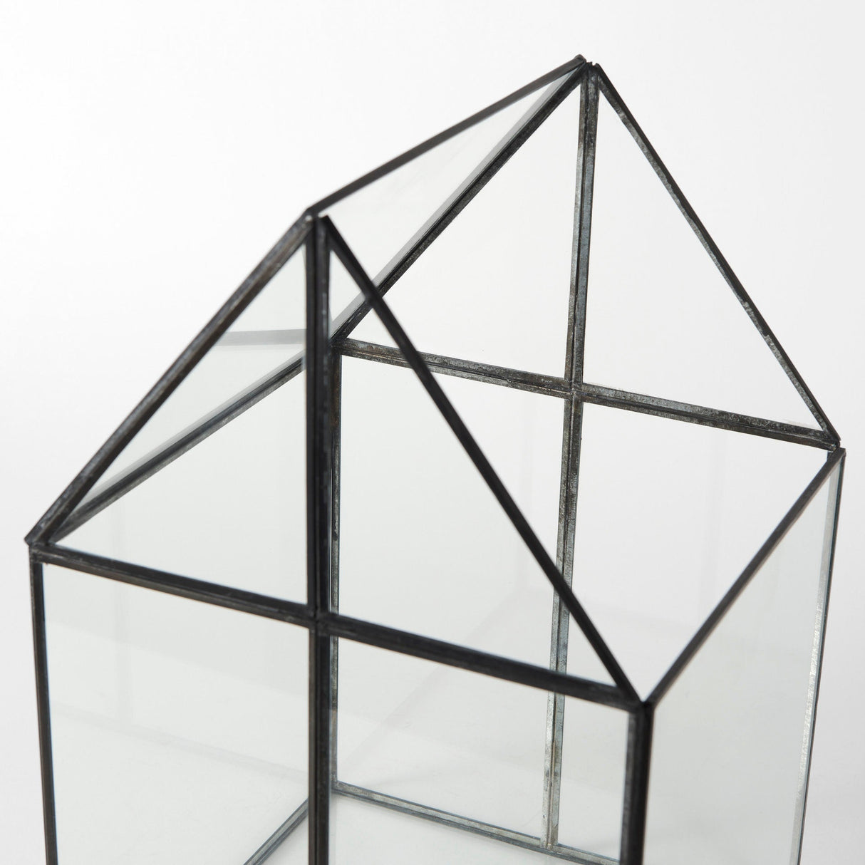 Sikes (Large) Hut Terrarium W/Glass Base by Mercana at Eve Furniture