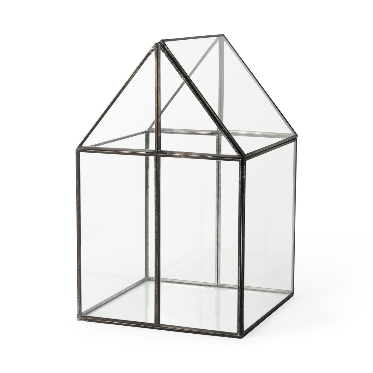 Sikes (Large) Hut Terrarium W/Glass Base by Mercana at Eve Furniture