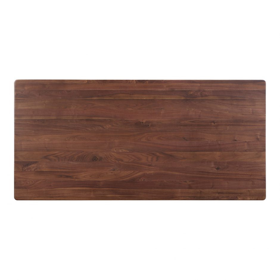 Silas Dining Table Walnut Brown by Moe's Home at Eve Furniture
