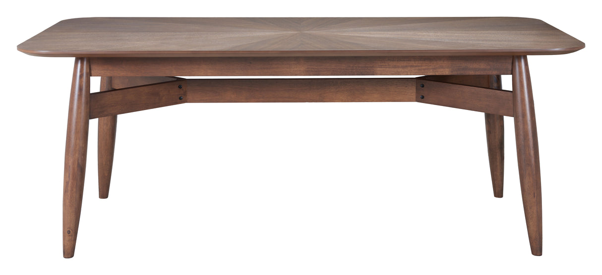 Silea Espresso Rectangular Dining Table by Zuomod at Eve Furniture