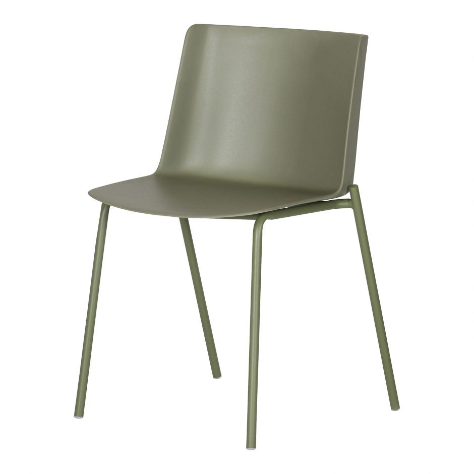 Silla Outdoor Dining Chair Sage Green by Moe's Home at Eve Furniture