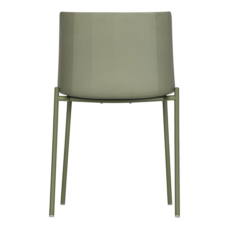 Silla Outdoor Dining Chair Sage Green by Moe's Home at Eve Furniture