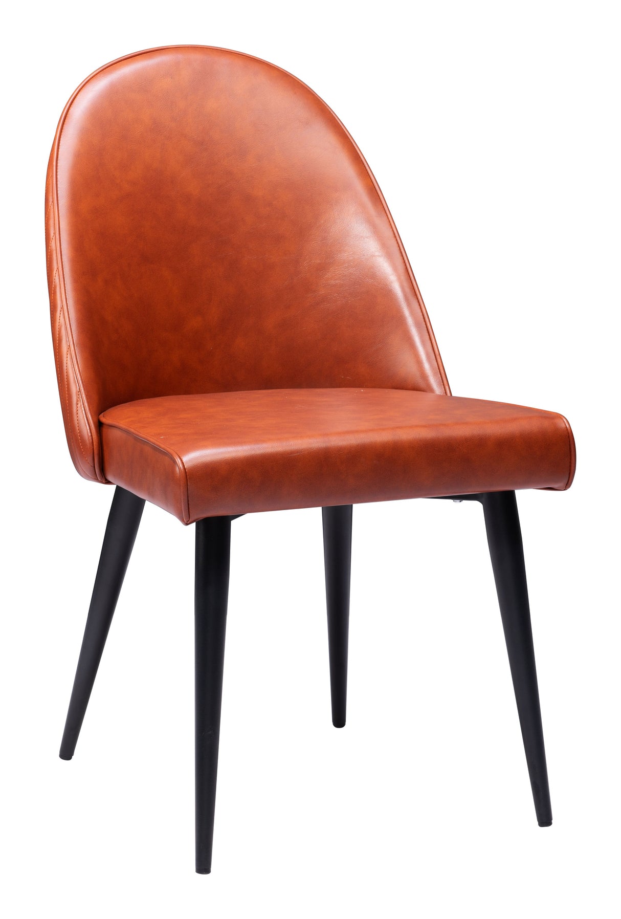Silloth Brown Armless Dining Chair (Set of 2) by Zuomod at Eve Furniture