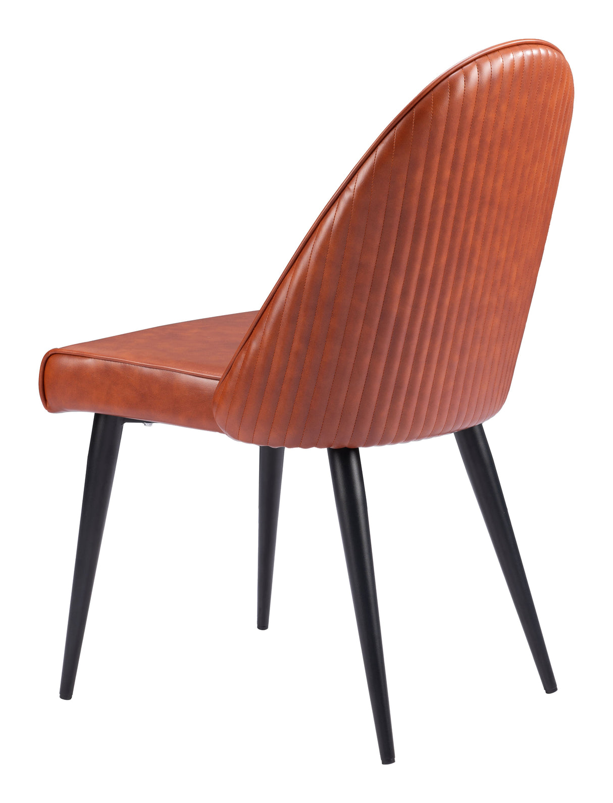 Silloth Brown Armless Dining Chair (Set of 2) by Zuomod at Eve Furniture