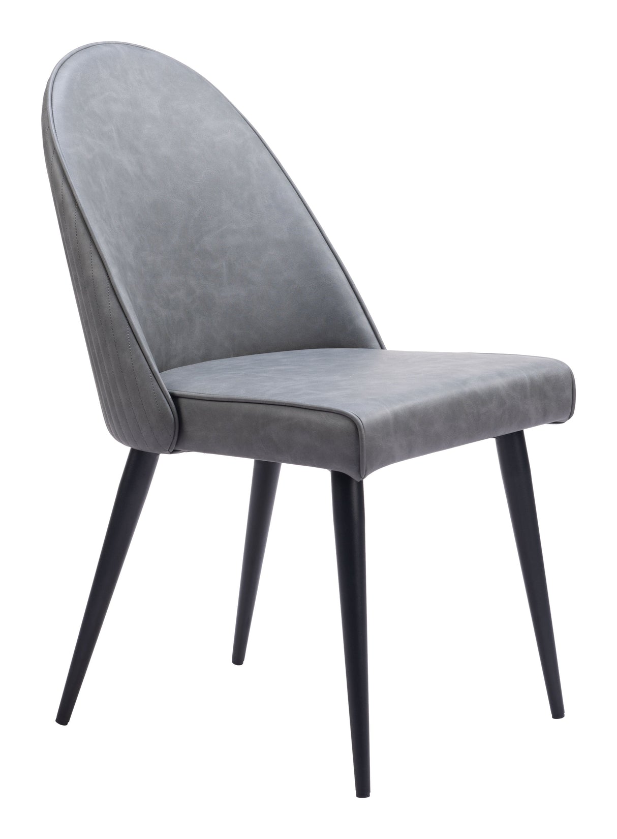 Silloth Gray Armless Dining Chair (Set of 2) by Zuomod at Eve Furniture