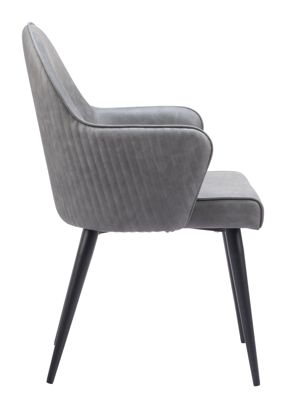 Silloth Gray Dining Chair by Zuomod at Eve Furniture