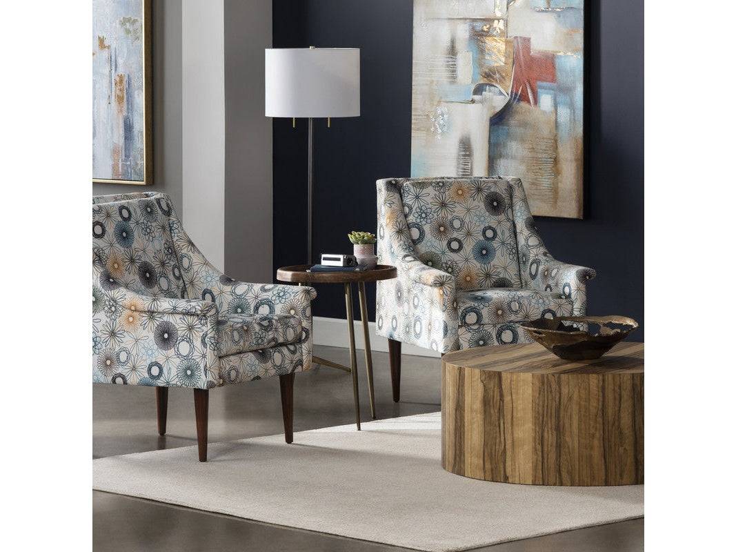 Silva Brown/Gold Accent Table by Crestview at Eve Furniture