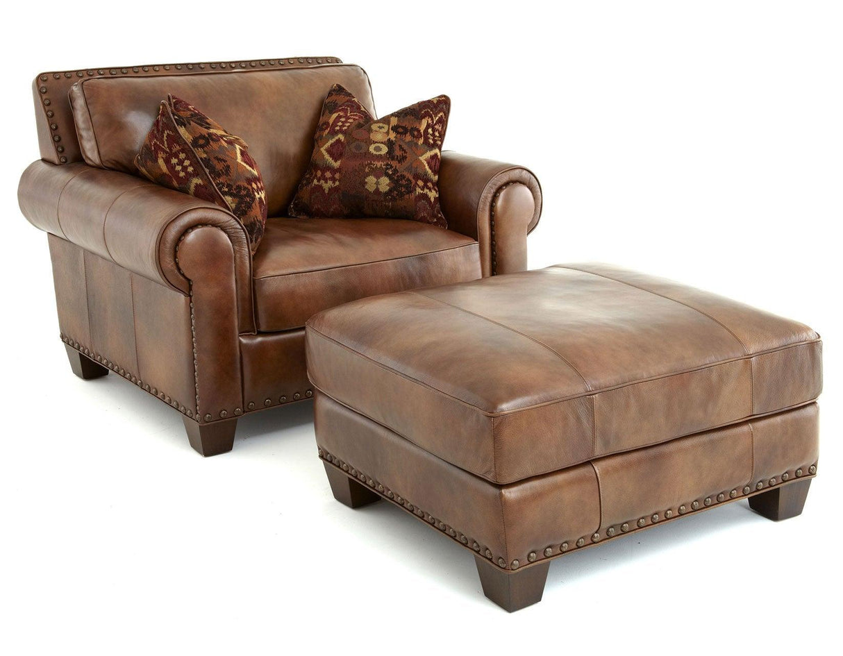 Silverado Camel Top-Grain Leather 4-Piece Set by Steve Silver at Eve Furniture
