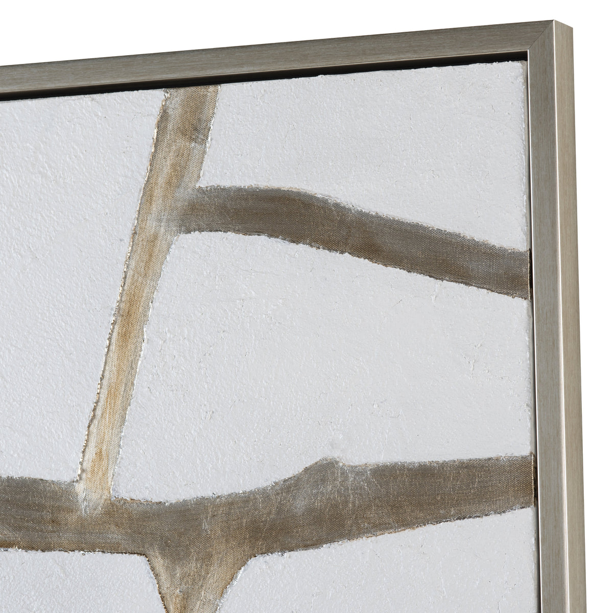Silverlines Silver/White Canvas by Crestview at Eve Furniture