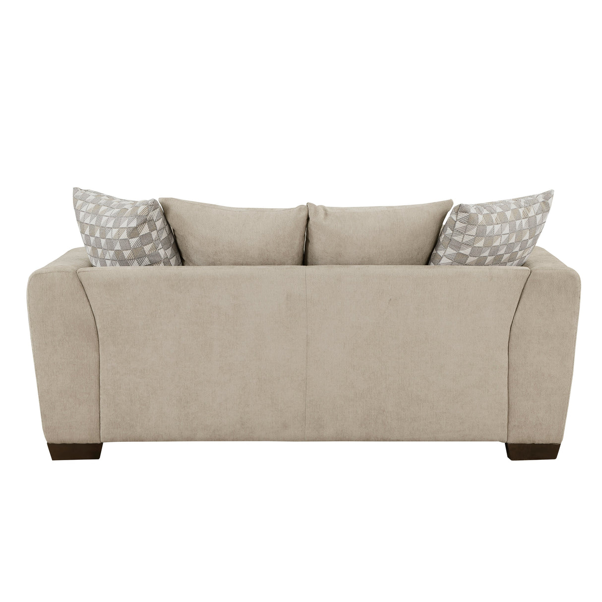 Silverthorne Light Brown Loveseat by Homelegance at Eve Furniture