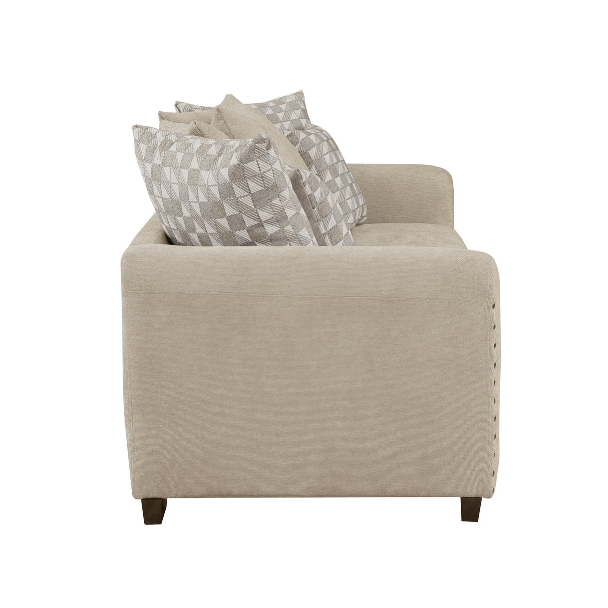 Silverthorne Light Brown Sofa by Homelegance at Eve Furniture