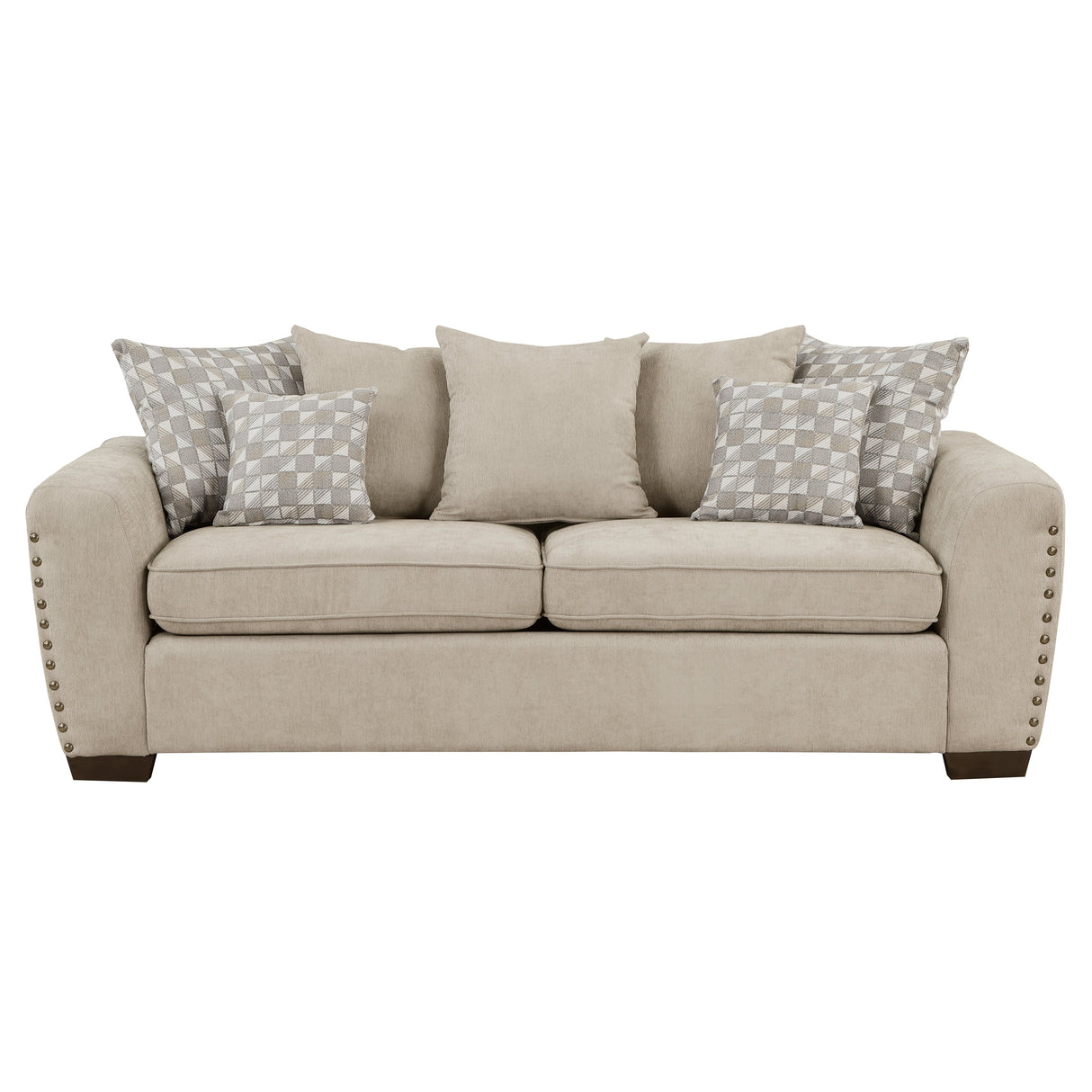 Silverthorne Light Brown Sofa by Homelegance at Eve Furniture