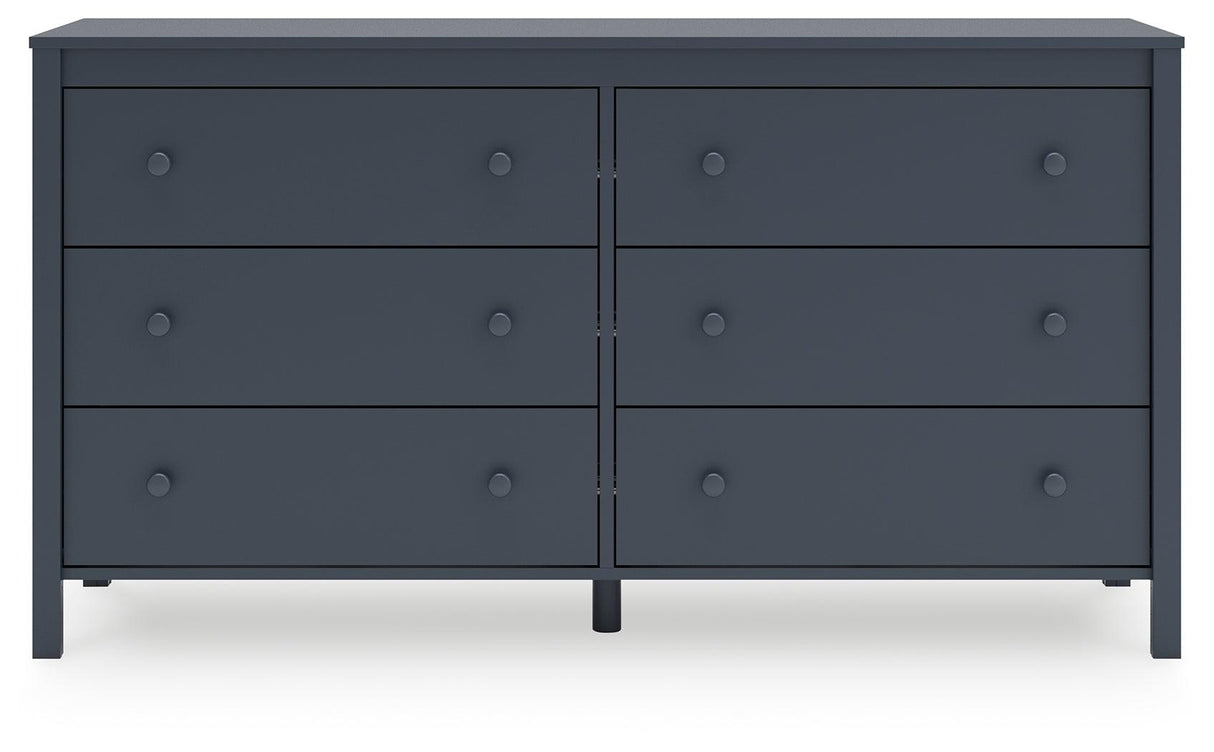 Simmenfort Navy Blue Dresser by Ashley at Eve Furniture