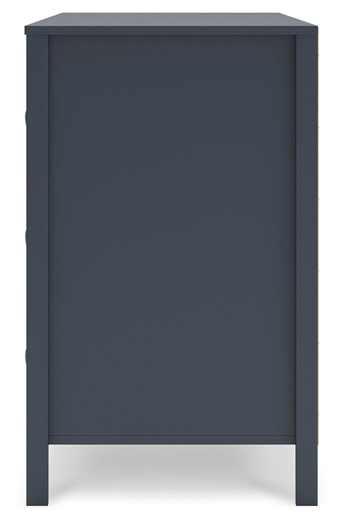 Simmenfort Navy Blue Dresser by Ashley at Eve Furniture