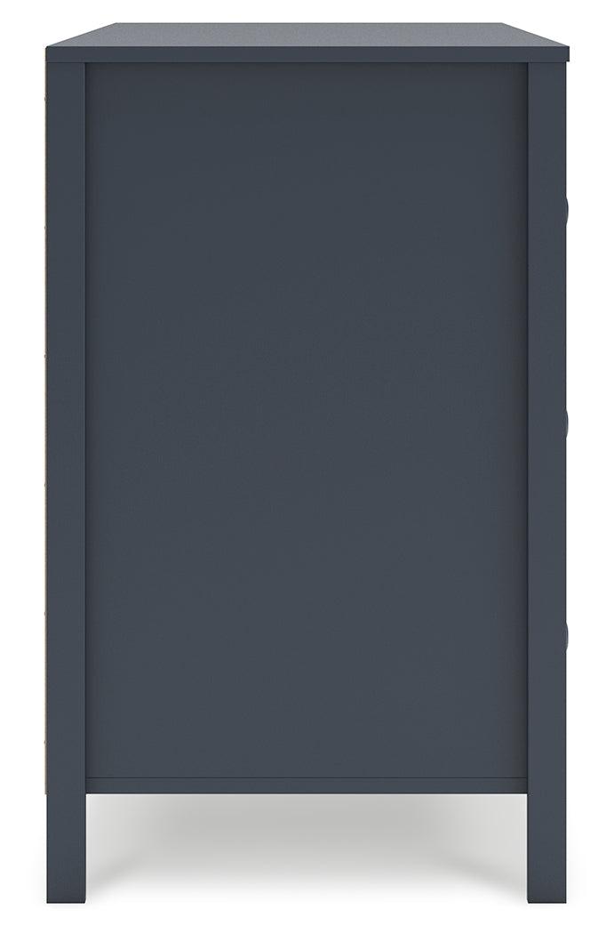 Simmenfort Navy Blue Dresser by Ashley at Eve Furniture