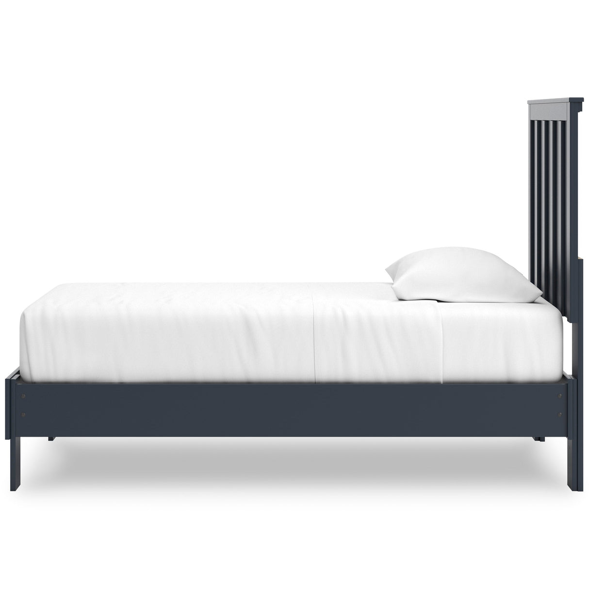 Simmenfort Navy Blue Twin Platform Bed by Ashley at Eve Furniture
