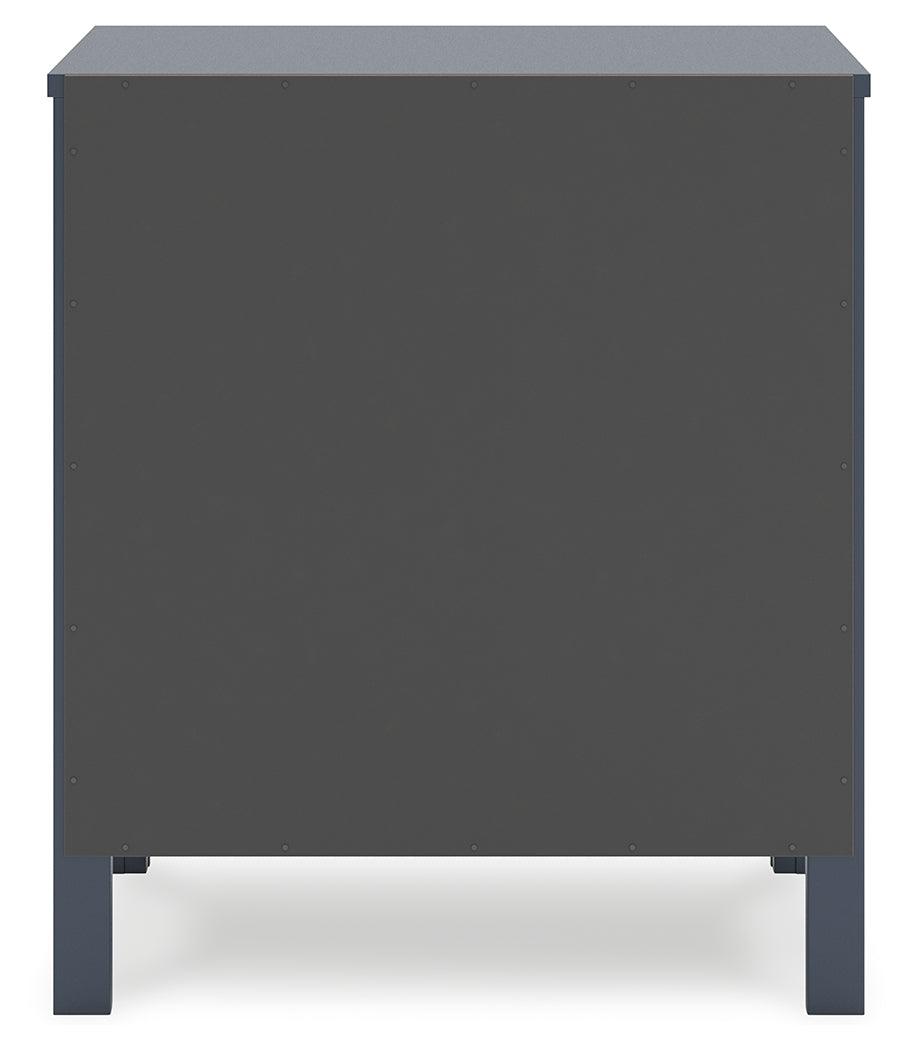 Simmenfort Navy Blue Nightstand by Ashley at Eve Furniture