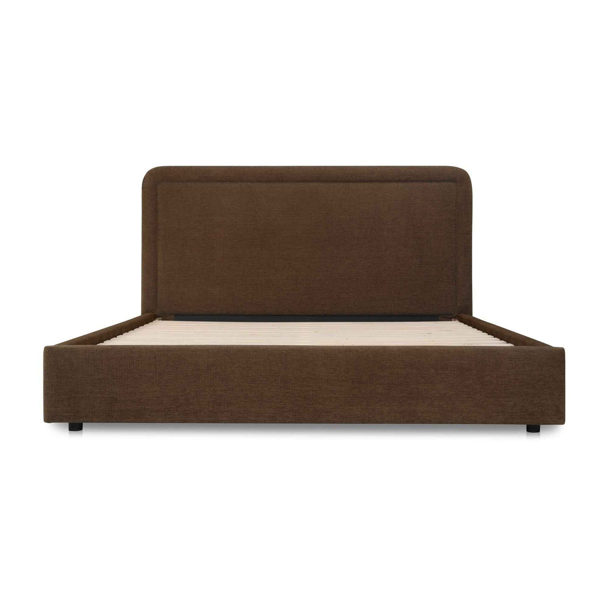 Simon Brown King Storage Bed by Moe's Home at Eve Furniture
