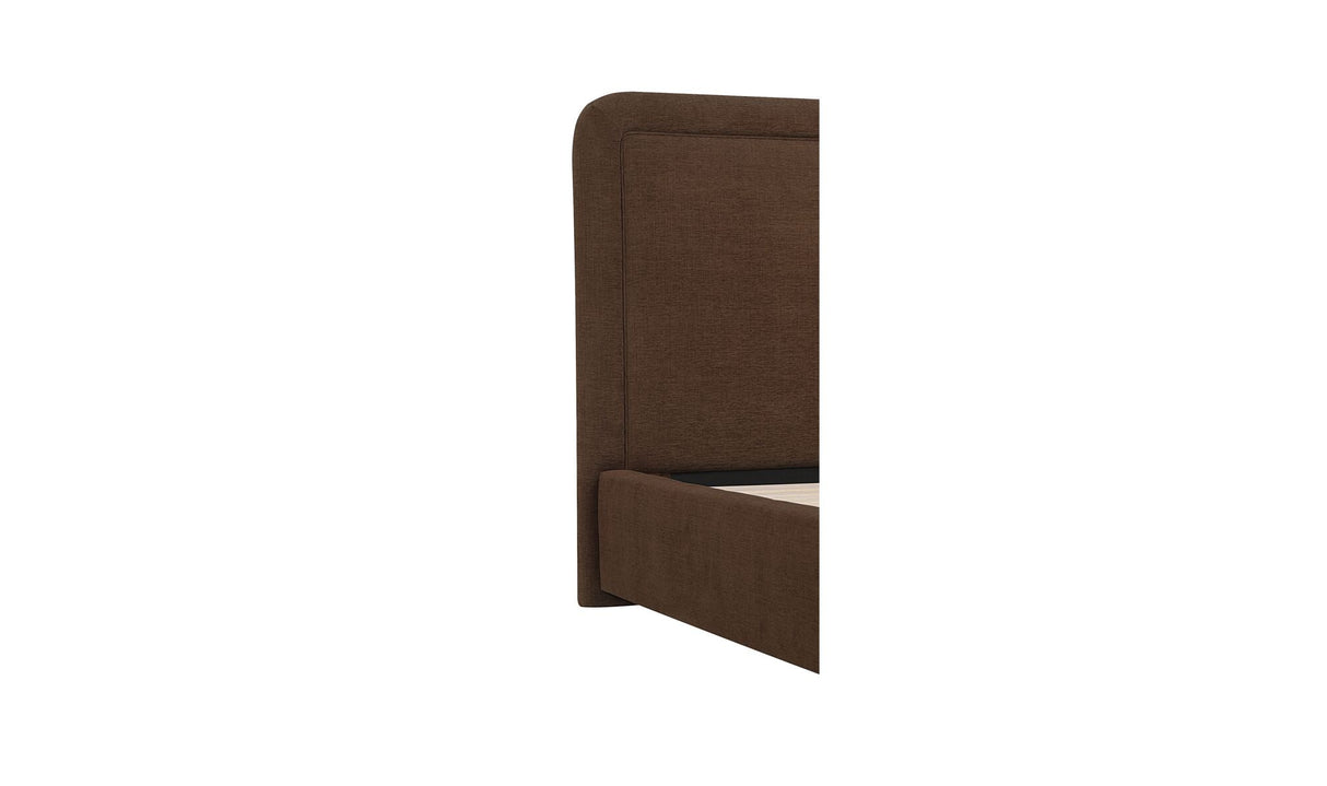 Simon King Storage Bed Brown by Moe's Home at Eve Furniture