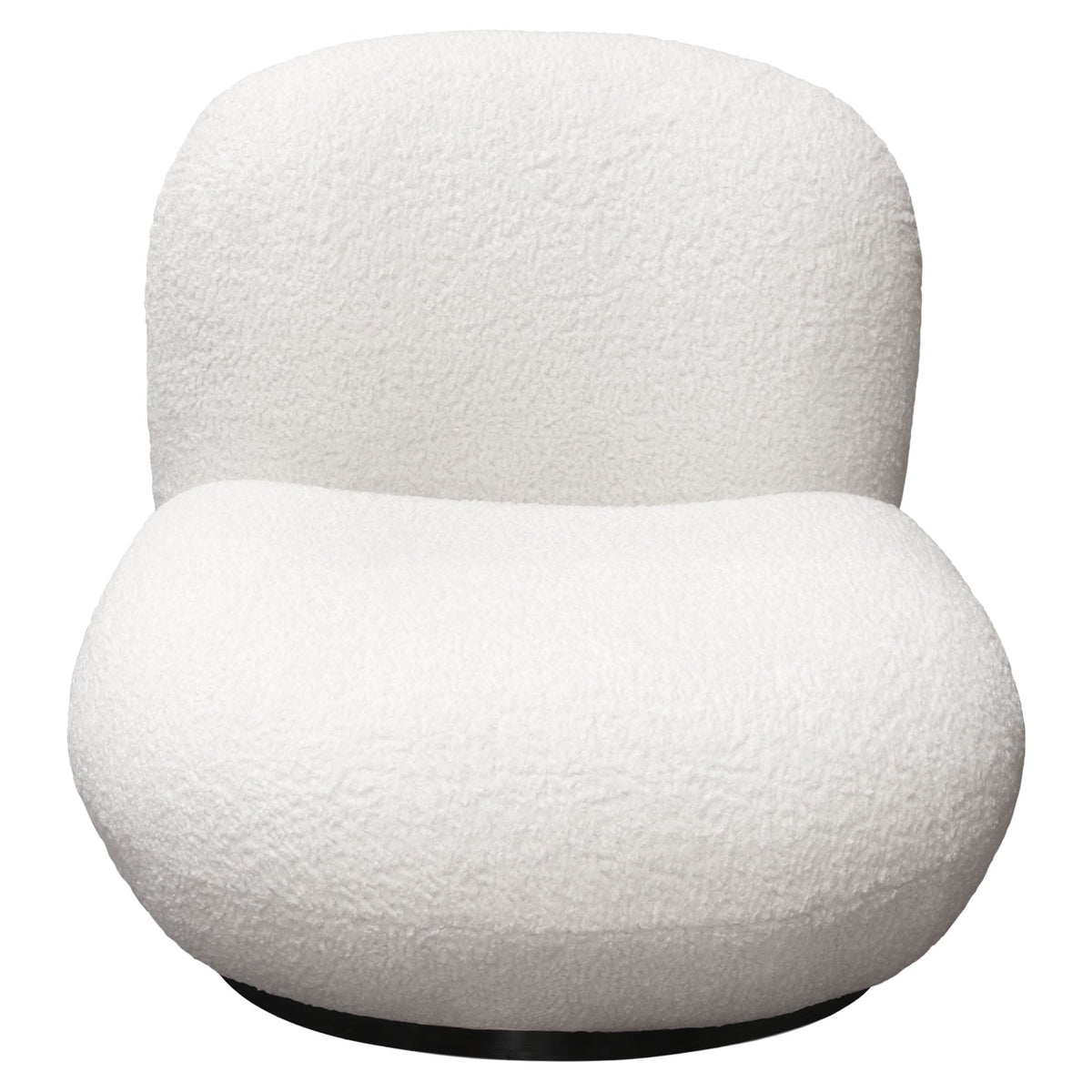 Simone White Swivel Accent Chair by Diamond Sofa at Eve Furniture