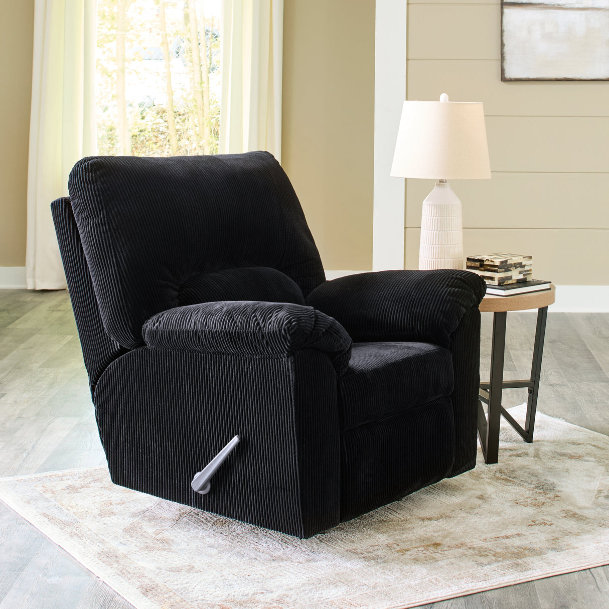 SimpleJoy Onyx Recliner by Ashley at Eve Furniture