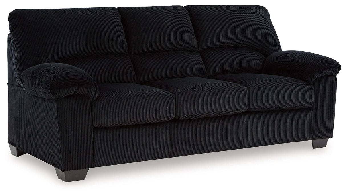 SimpleJoy Onyx Sofa by Ashley at Eve Furniture