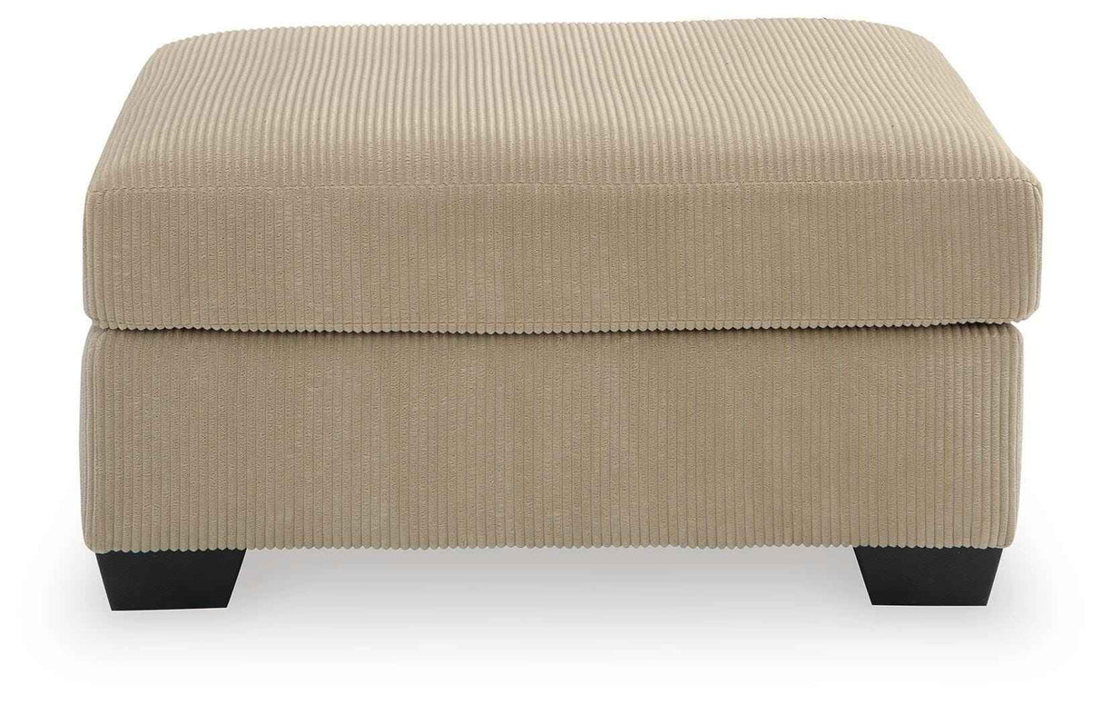 SimpleJoy Sand Oversized Accent Ottoman by Ashley at Eve Furniture