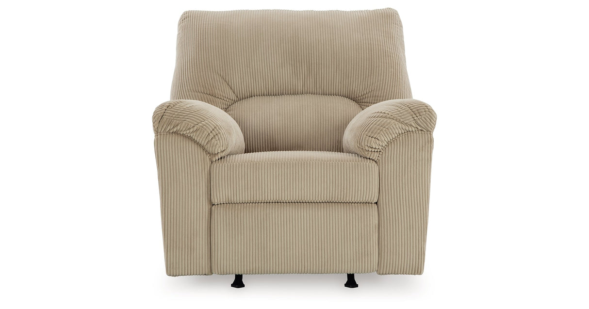 SimpleJoy Sand Recliner by Ashley at Eve Furniture