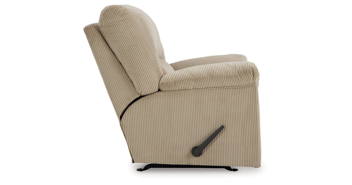 SimpleJoy Sand Recliner by Ashley at Eve Furniture