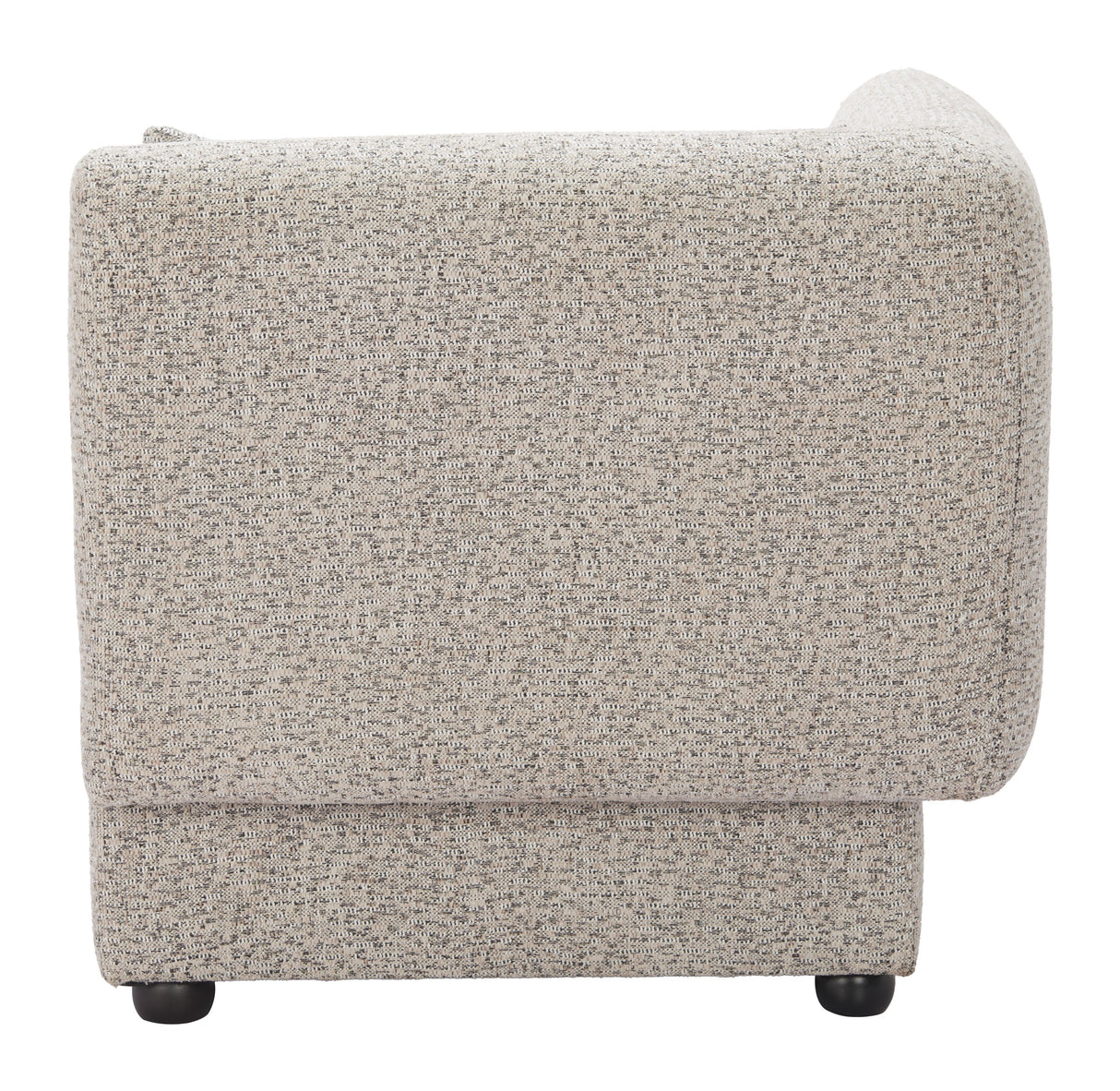Simu Dune Greige Corner Chair by Zuomod at Eve Furniture