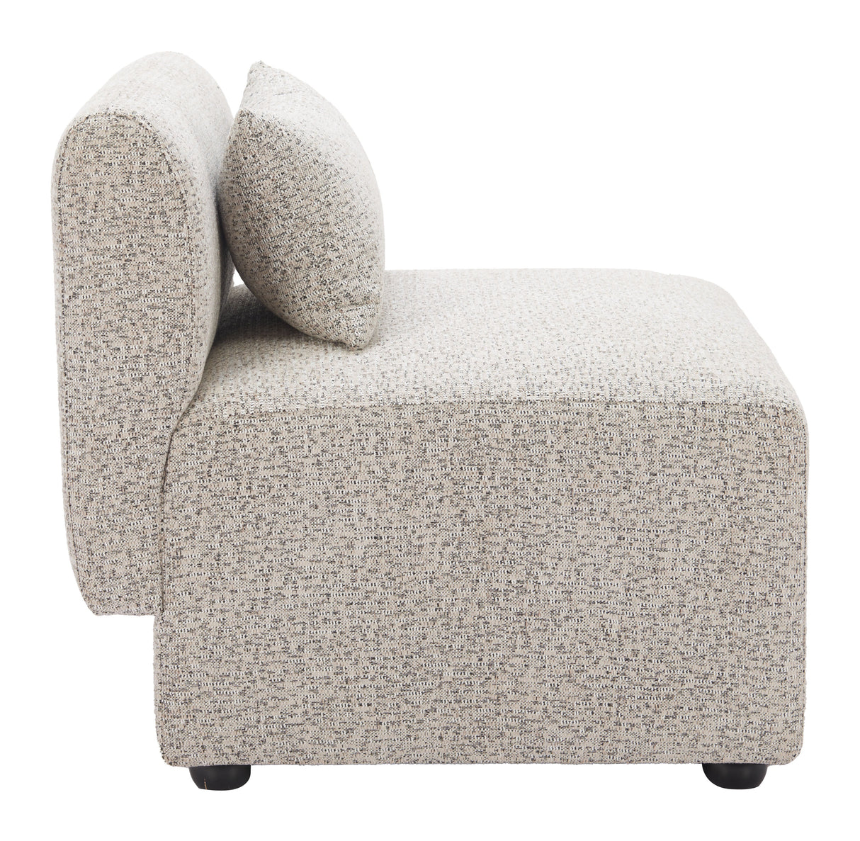 Simu Dune Greige Middle Chair by Zuomod at Eve Furniture
