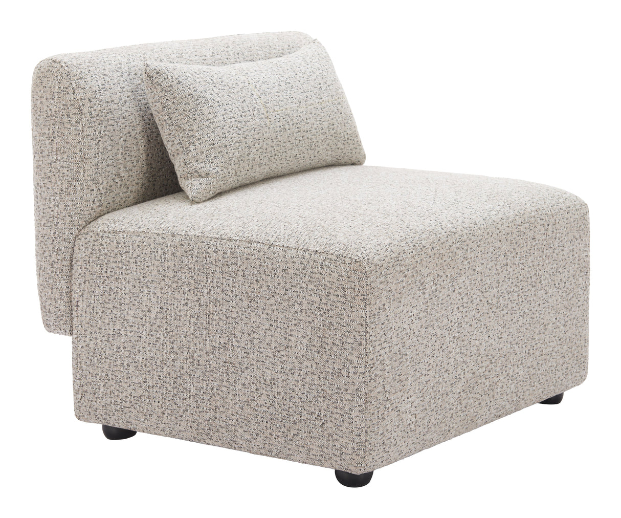 Simu Dune Greige Middle Chair by Zuomod at Eve Furniture