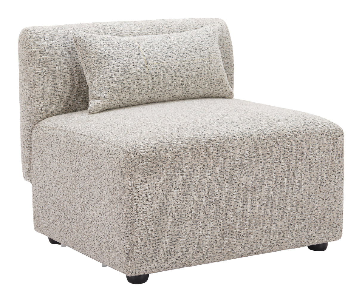 Simu Dune Greige Middle Chair by Zuomod at Eve Furniture