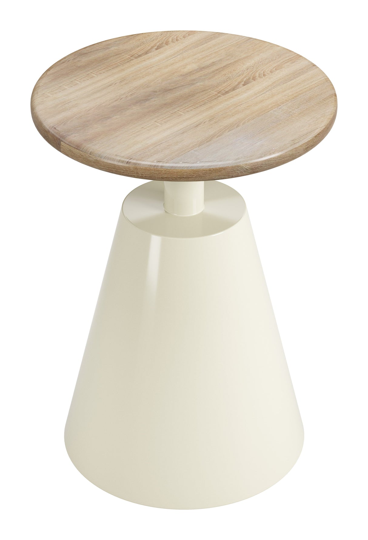 Sira Natural & Ivory Side Table by Zuomod at Eve Furniture