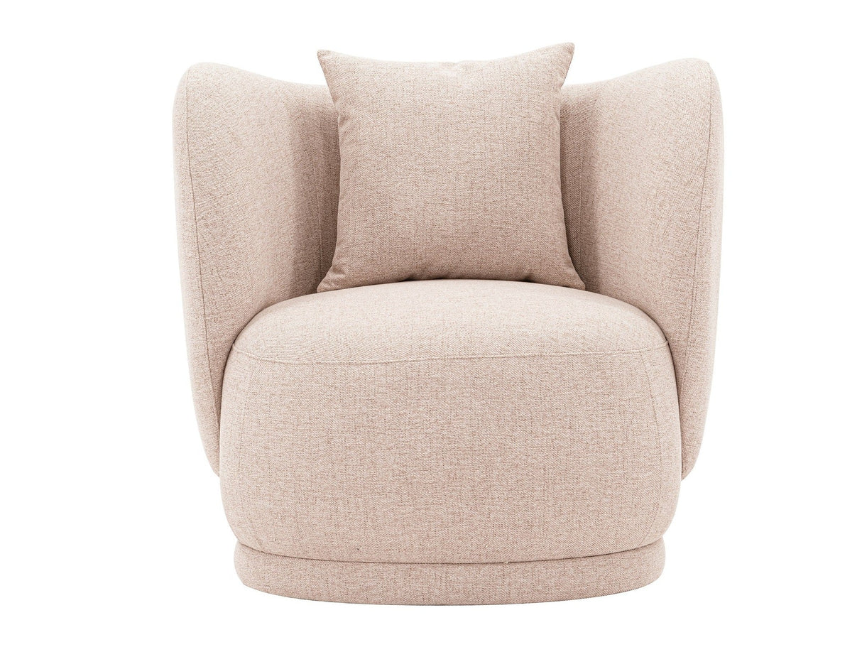Siri Accent Chair in Wheat by Manhattan Comfort at Eve Furniture
