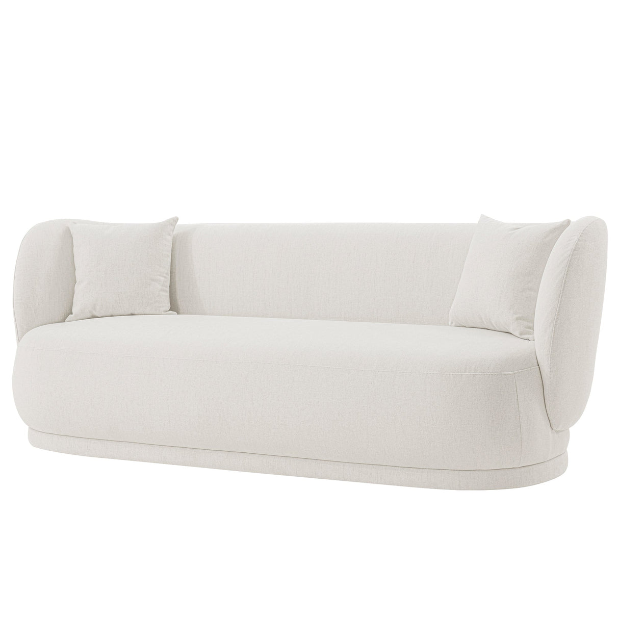 Siri Sofa in Cream by Manhattan Comfort at Eve Furniture