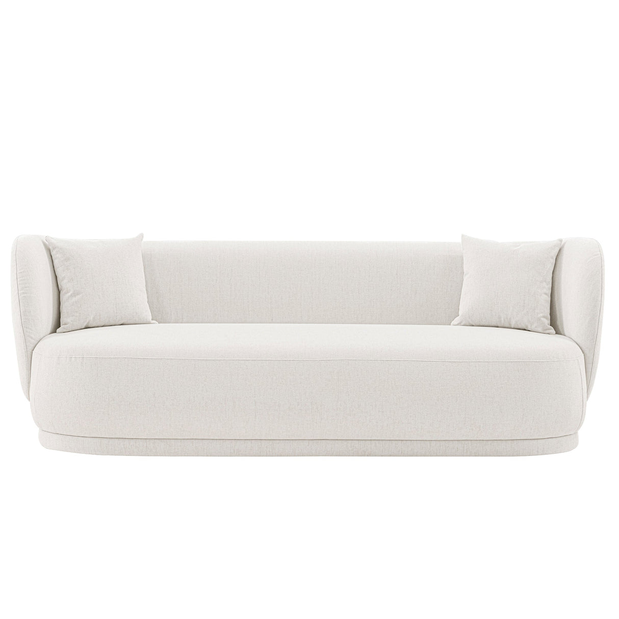 Siri Sofa in Cream by Manhattan Comfort at Eve Furniture