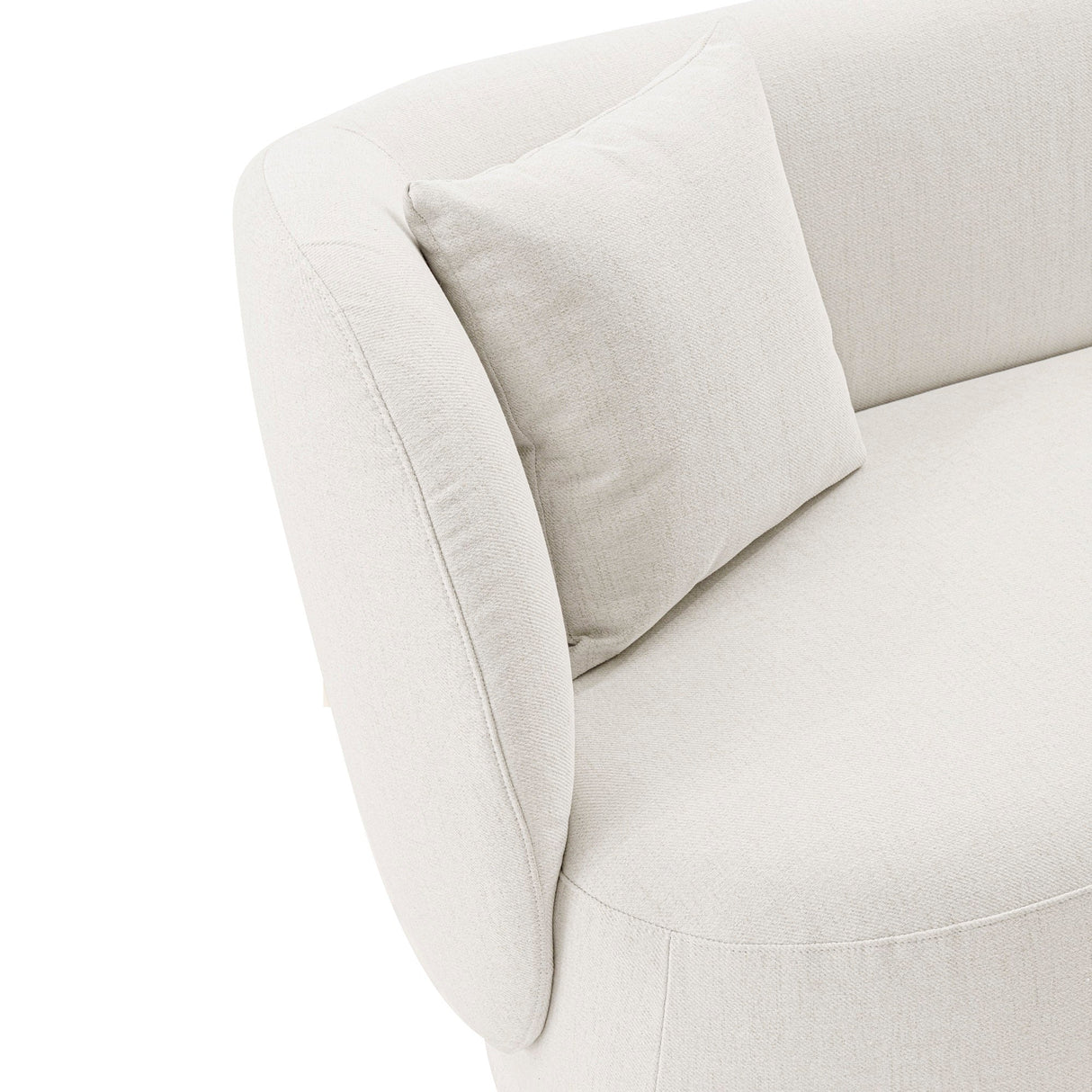 Siri Sofa in Cream by Manhattan Comfort at Eve Furniture
