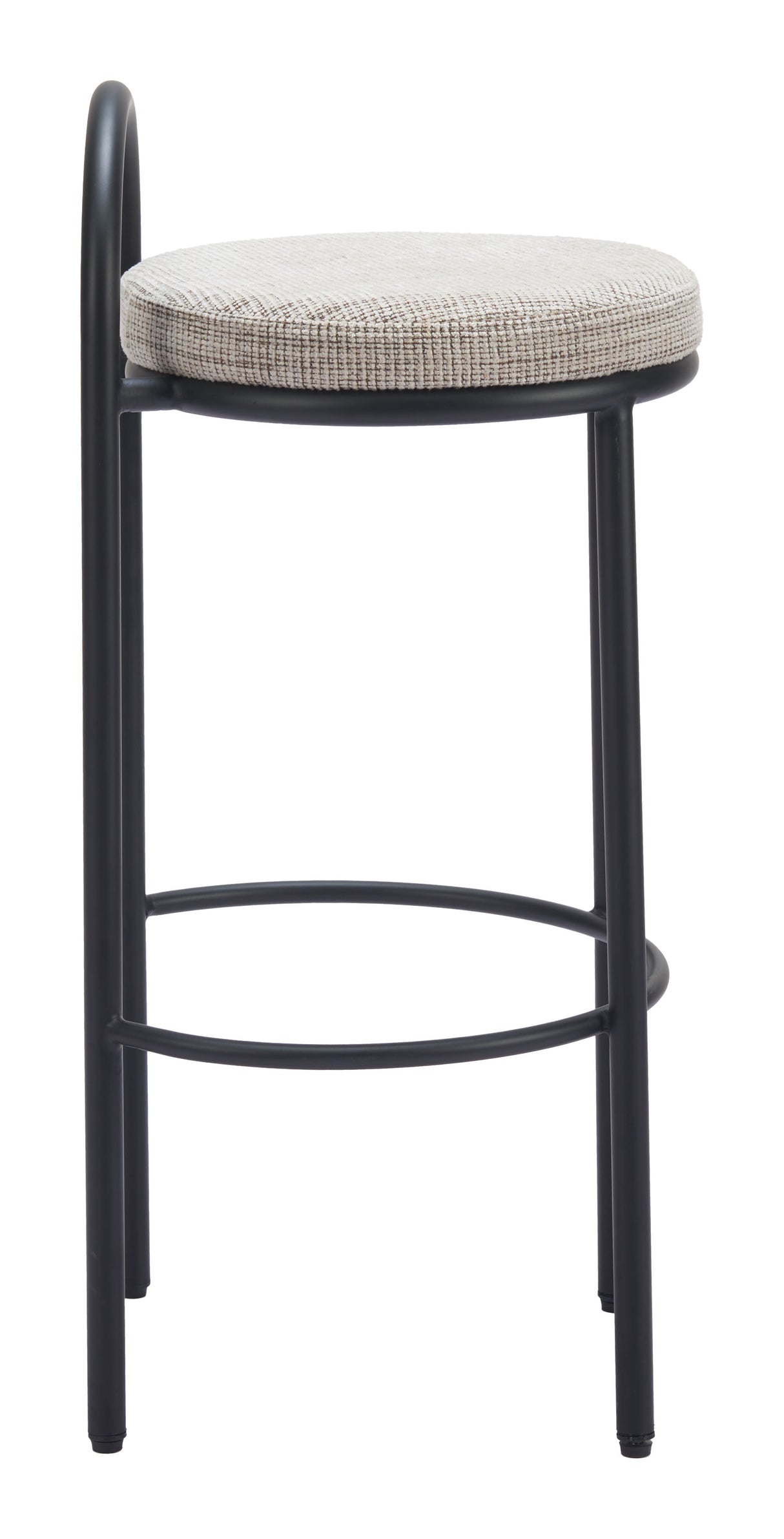 Sisal Beige Tweed Barstool (Set of 2) by Zuomod at Eve Furniture