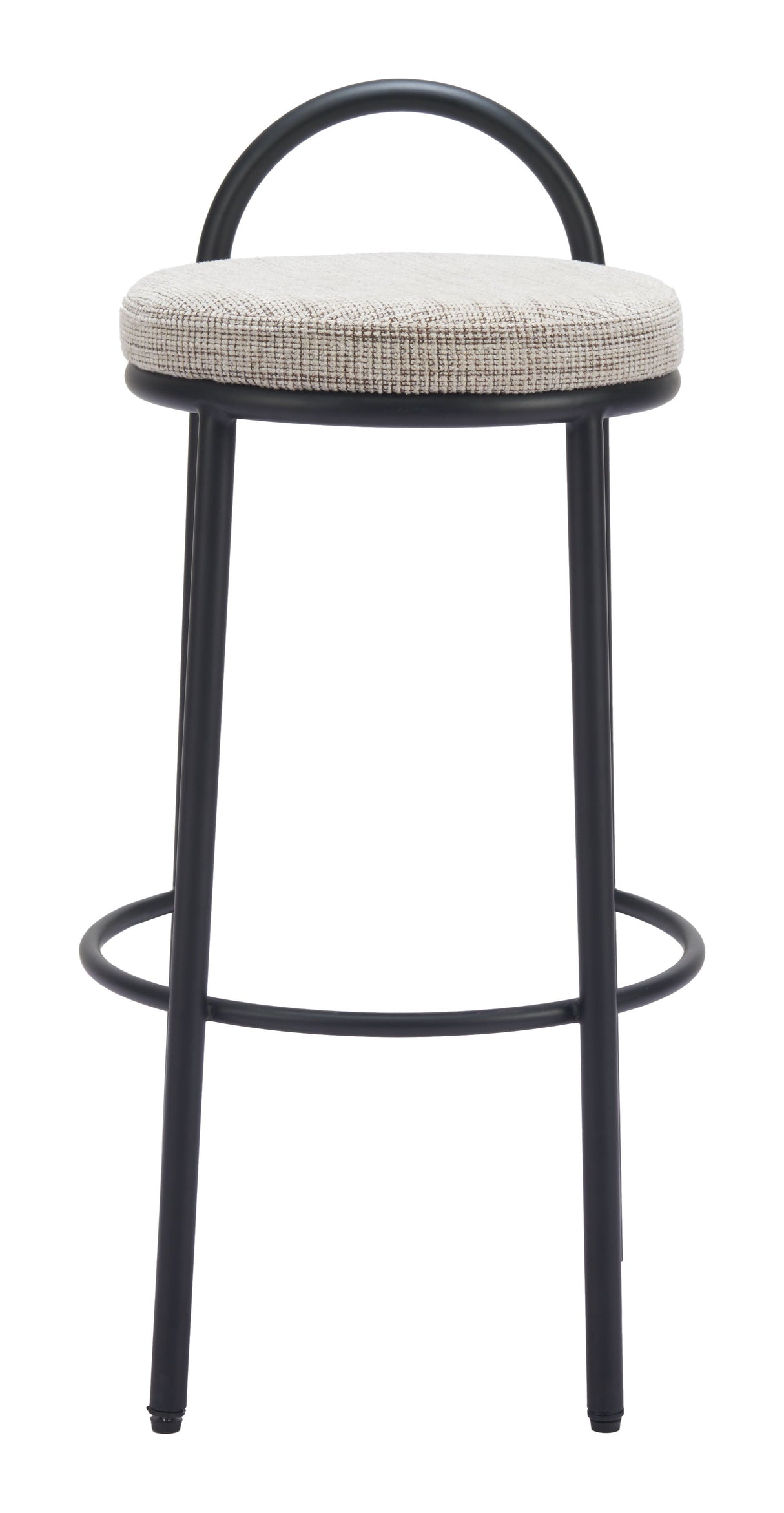 Sisal Beige Tweed Barstool (Set of 2) by Zuomod at Eve Furniture