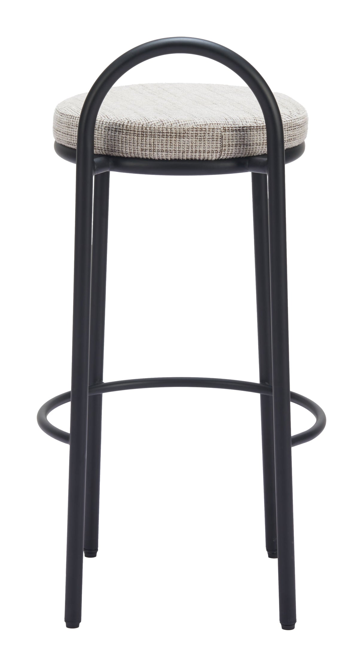 Sisal Beige Tweed Barstool (Set of 2) by Zuomod at Eve Furniture